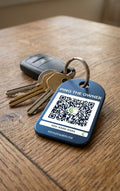Pingable Metal Key Tag